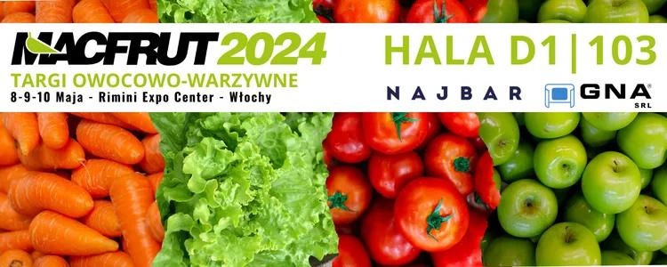 Baner targów Macfrut 2024