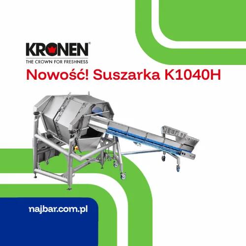 Suszarka K1040H – osuszanie warzyw i sałat w trybie ciągłym