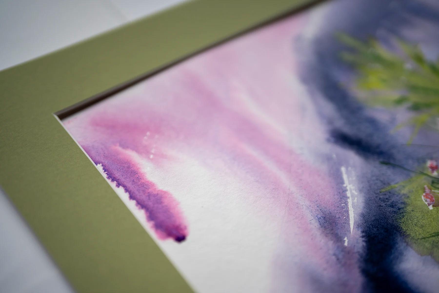 Stones – Aquarell von Margareta Maletska, Kollektion Von Neuanfängen (Detail 5)
