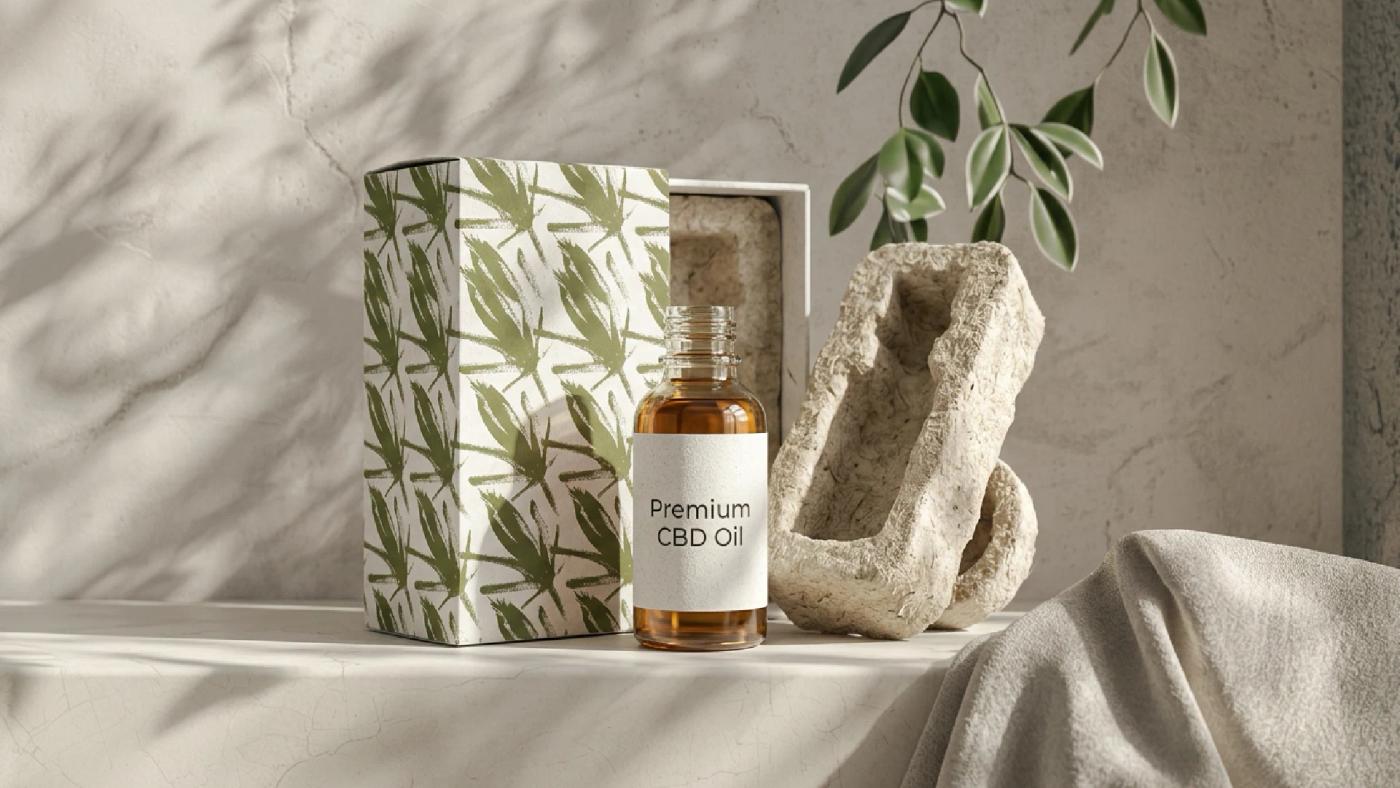 Packaging Design für Hanftextilien – Design von Margareta Maletska