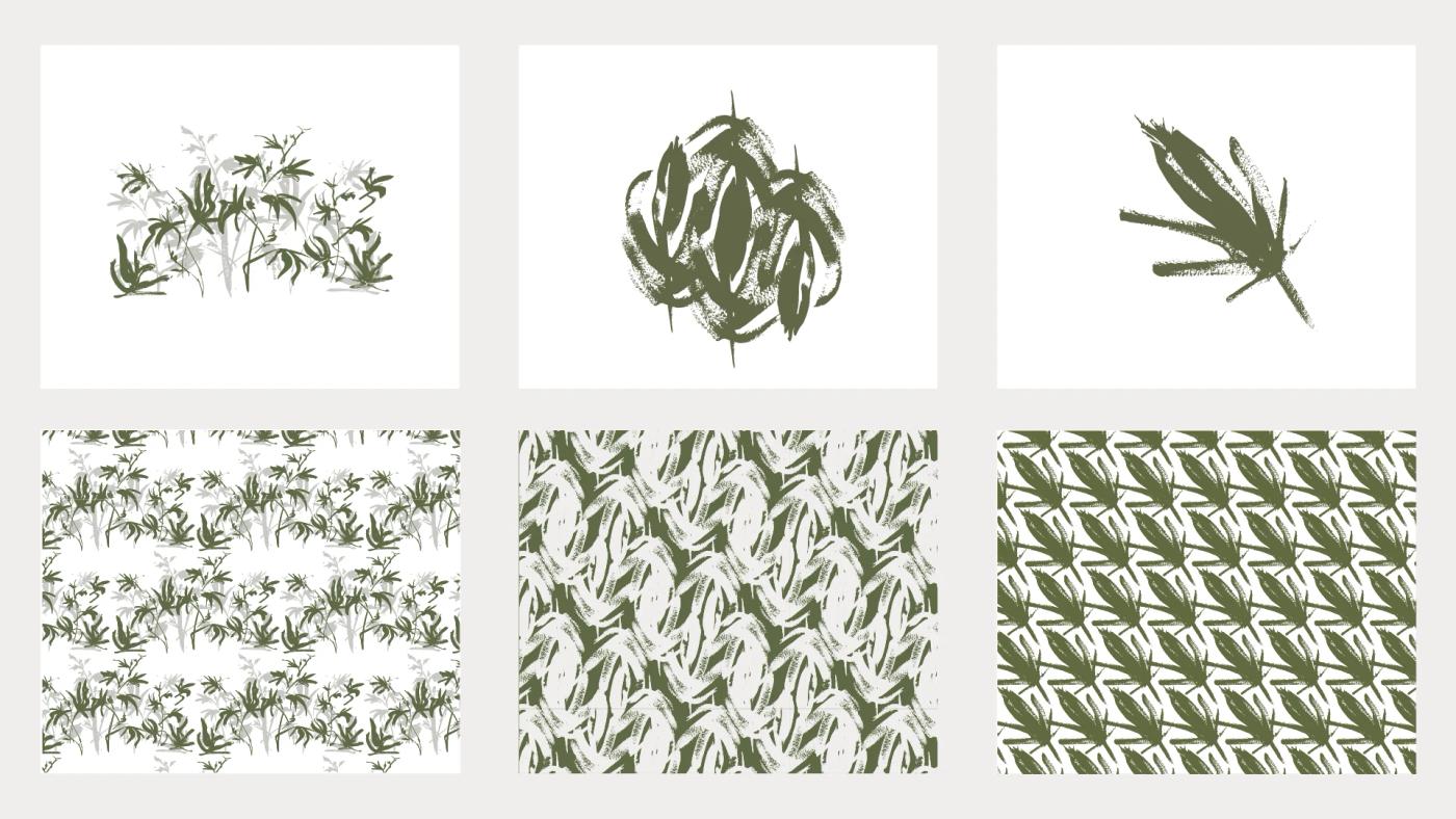 Packaging Design für Hanftextilien – Design von Margareta Maletska