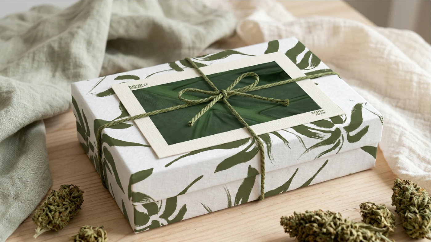 Packaging Design für Hanftextilien – Design von Margareta Maletska