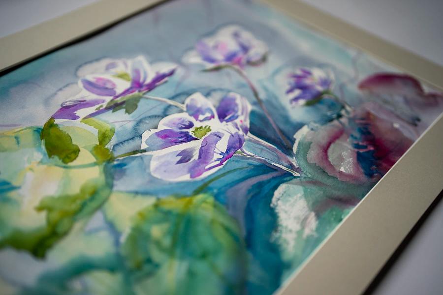 Dream – Aquarell von Margareta Maletska, Kollektion Von Neuanfängen