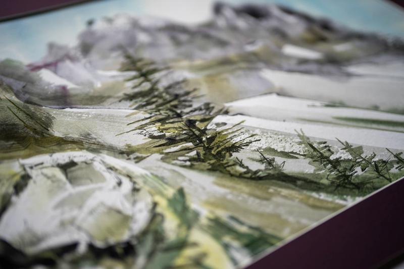 Vision – Aquarell von Margareta Maletska, Kollektion Von Neuanfängen