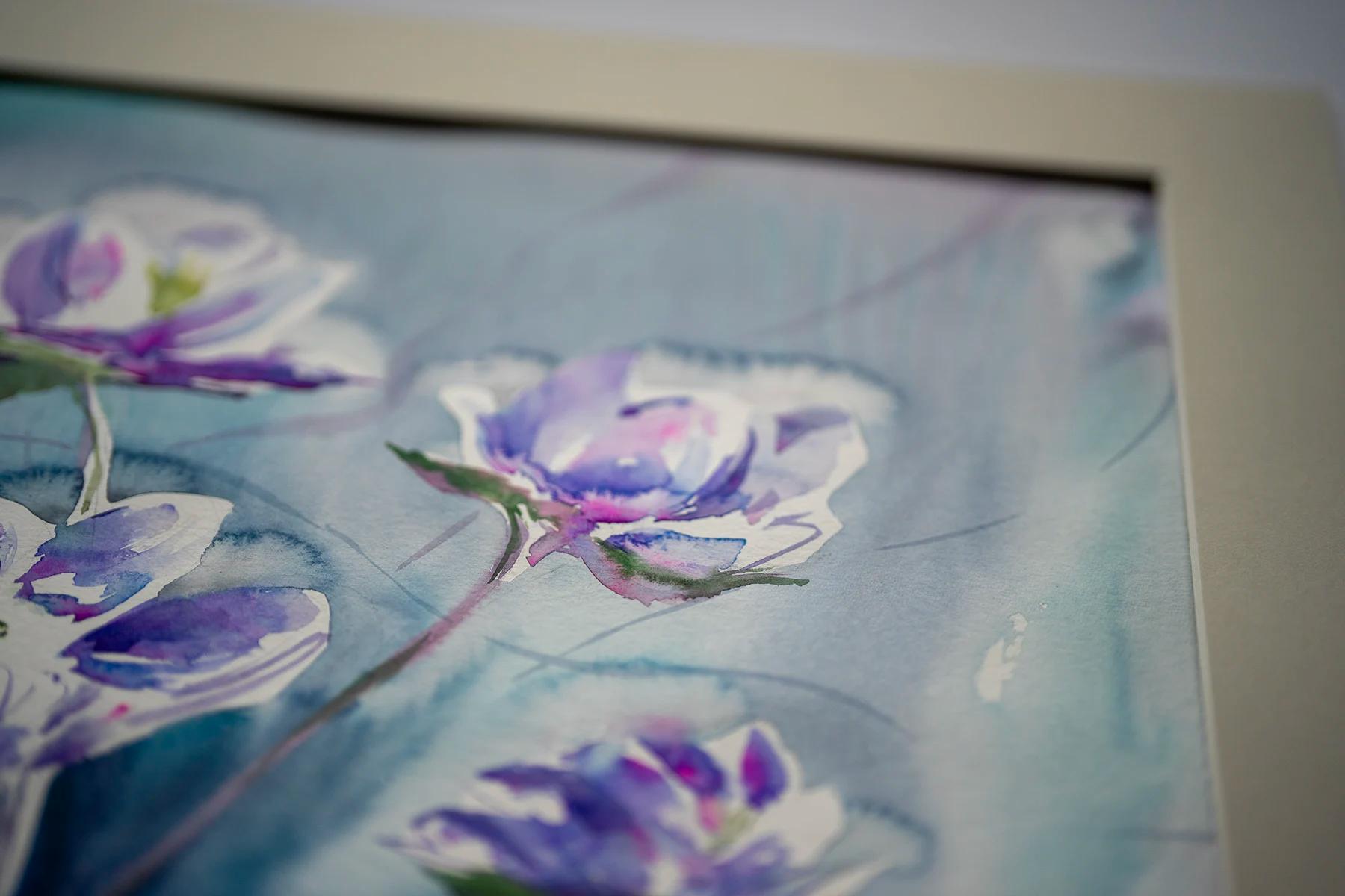 Dream – Aquarell von Margareta Maletska, Kollektion Von Neuanfängen (Detail 1)
