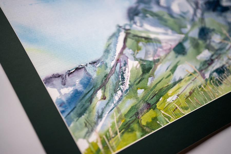 Ways – Aquarell von Margareta Maletska, Kollektion Von Neuanfängen