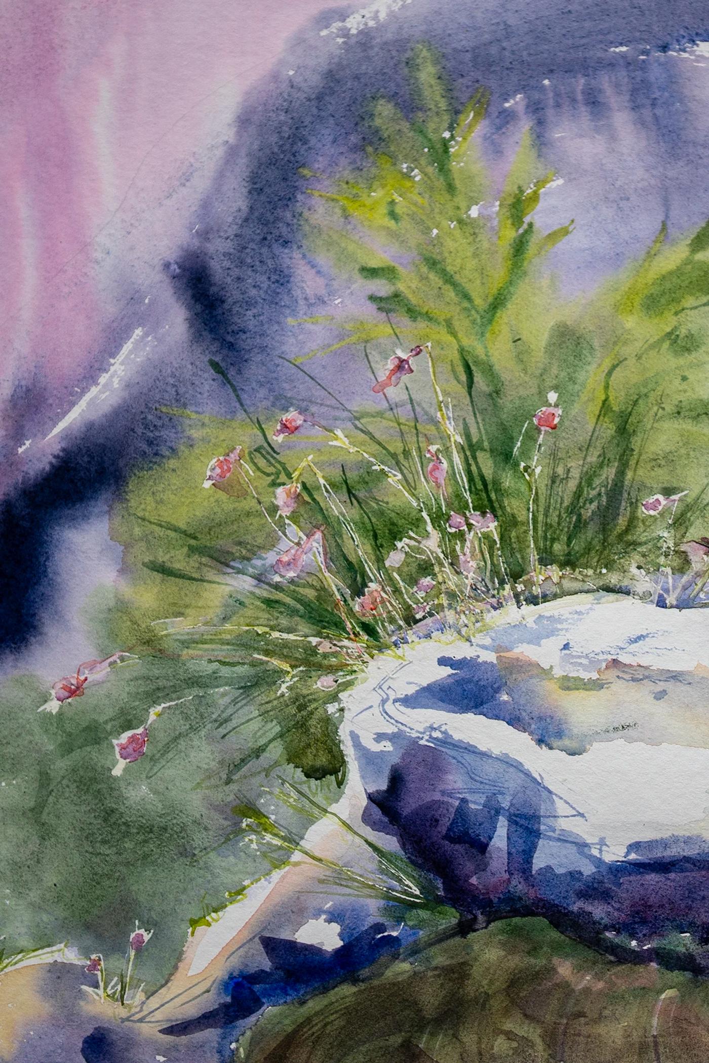 Stones – Aquarell von Margareta Maletska, Kollektion Von Neuanfängen