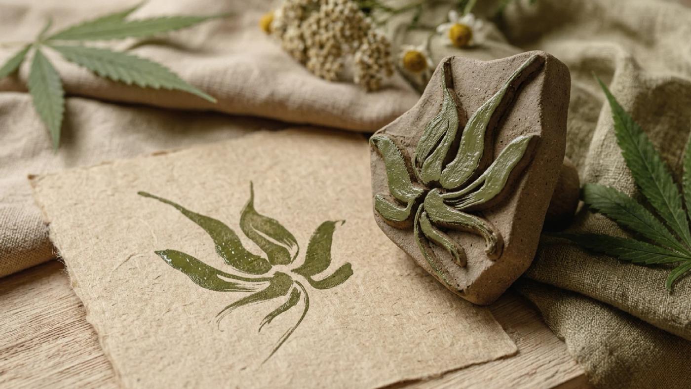 Packaging Design für Hanftextilien – Design von Margareta Maletska