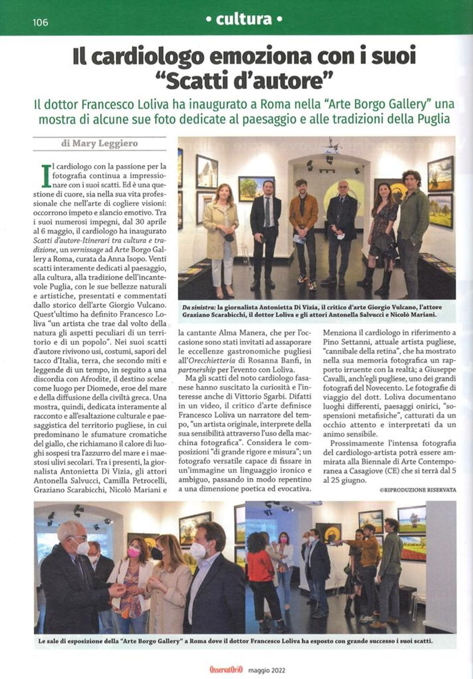 OSSERVATORIO OGGI - MAGGIO 2022 — fotografia 1 di Francesco Loliva