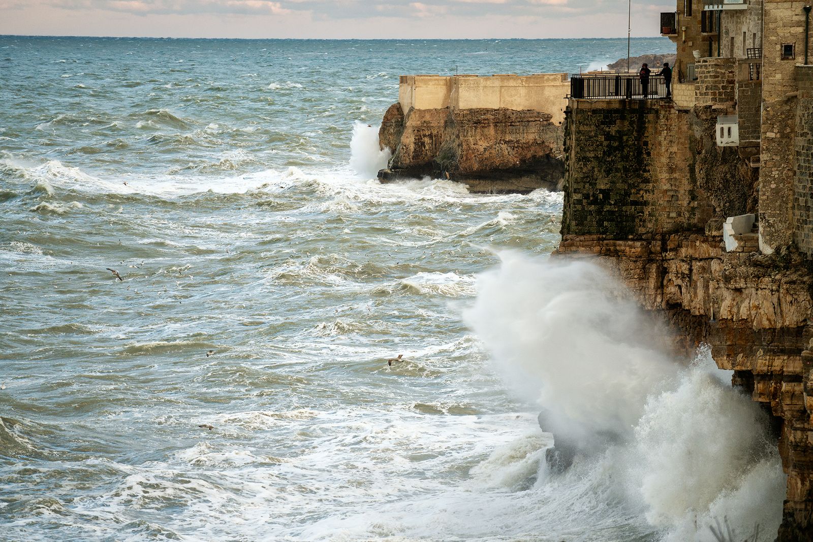 BURRASCA A POLIGNANO A MARE — fotografia 8 di Francesco Loliva