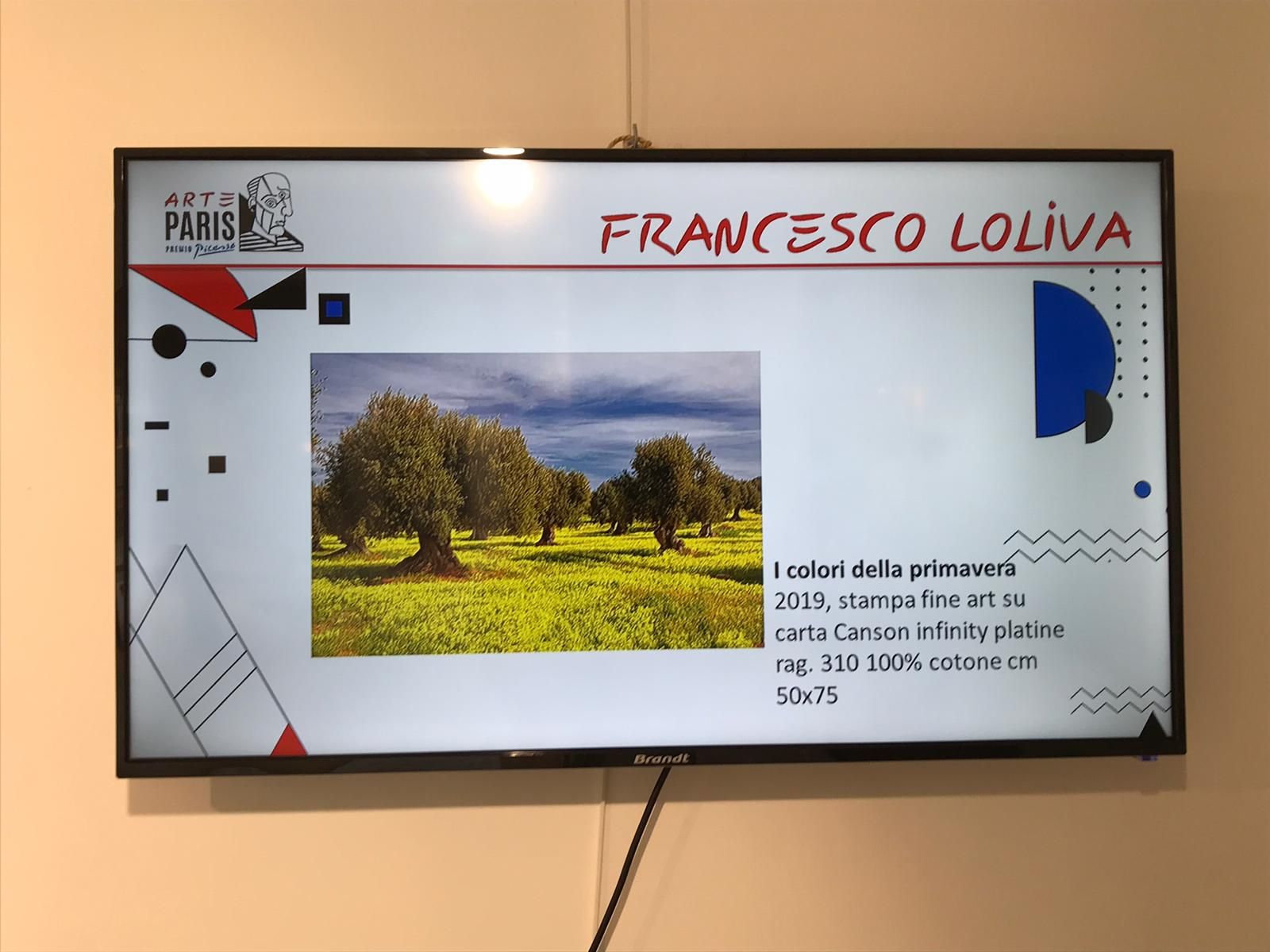 Arte Paris 2019 Premio Picasso 6/8 Settembre — fotografia 2 di Francesco Loliva