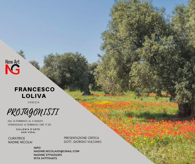 "PROTAGONISTI" Galleria San Vidal - VENEZIA 16 febbraio 2019