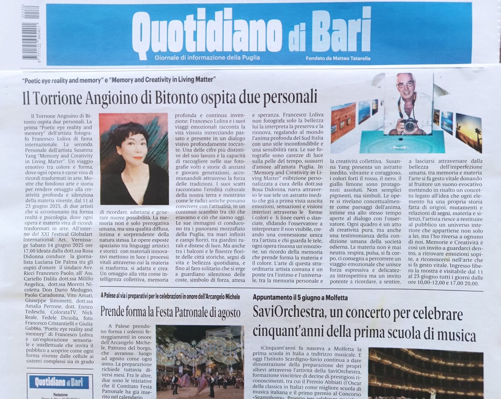 POETIC EYE REALITYAND MEMORY - BITONTO 2025 — fotografia 10 di Francesco Loliva