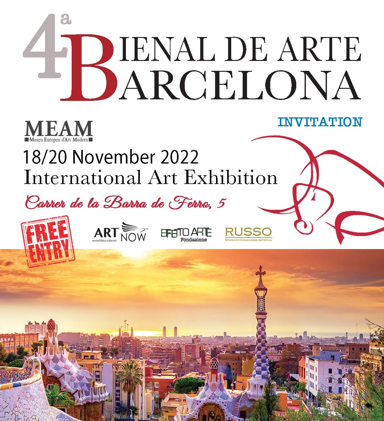 4° BIENNALE D'ARTE DI BARCELLONA 18 NOVEMBRE