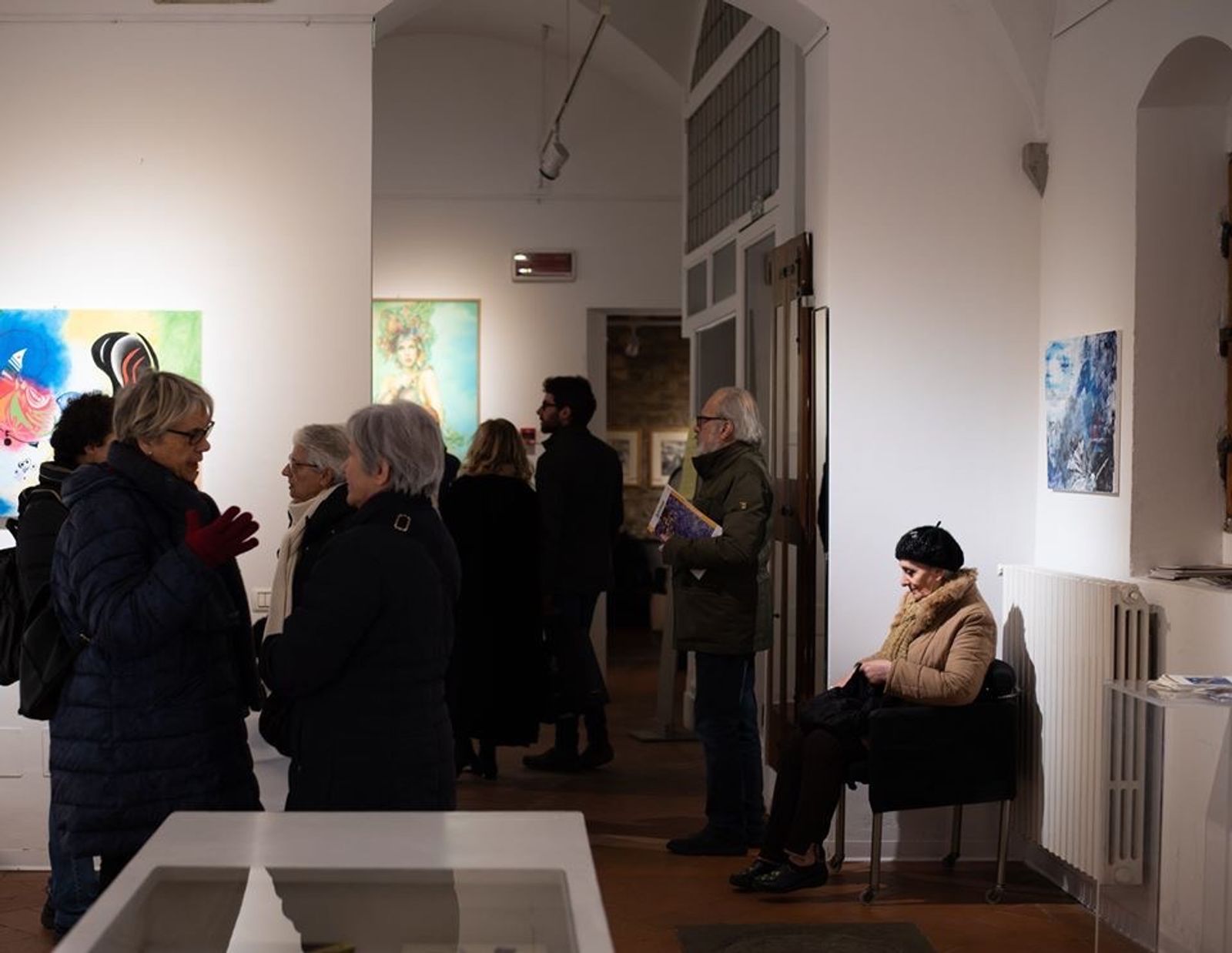 ARTE A CASA DI DANTE -FIRENZE 11-23 GENNAIO 2019 — fotografia 4 di Francesco Loliva