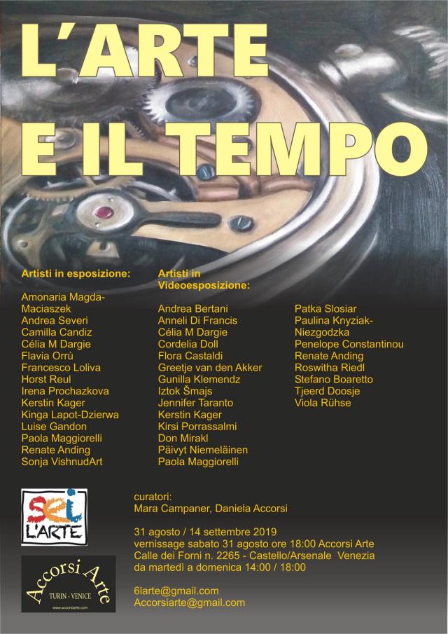 L'ARTE E IL TEMPO - VENEZIA 31 AGOSTO 2019