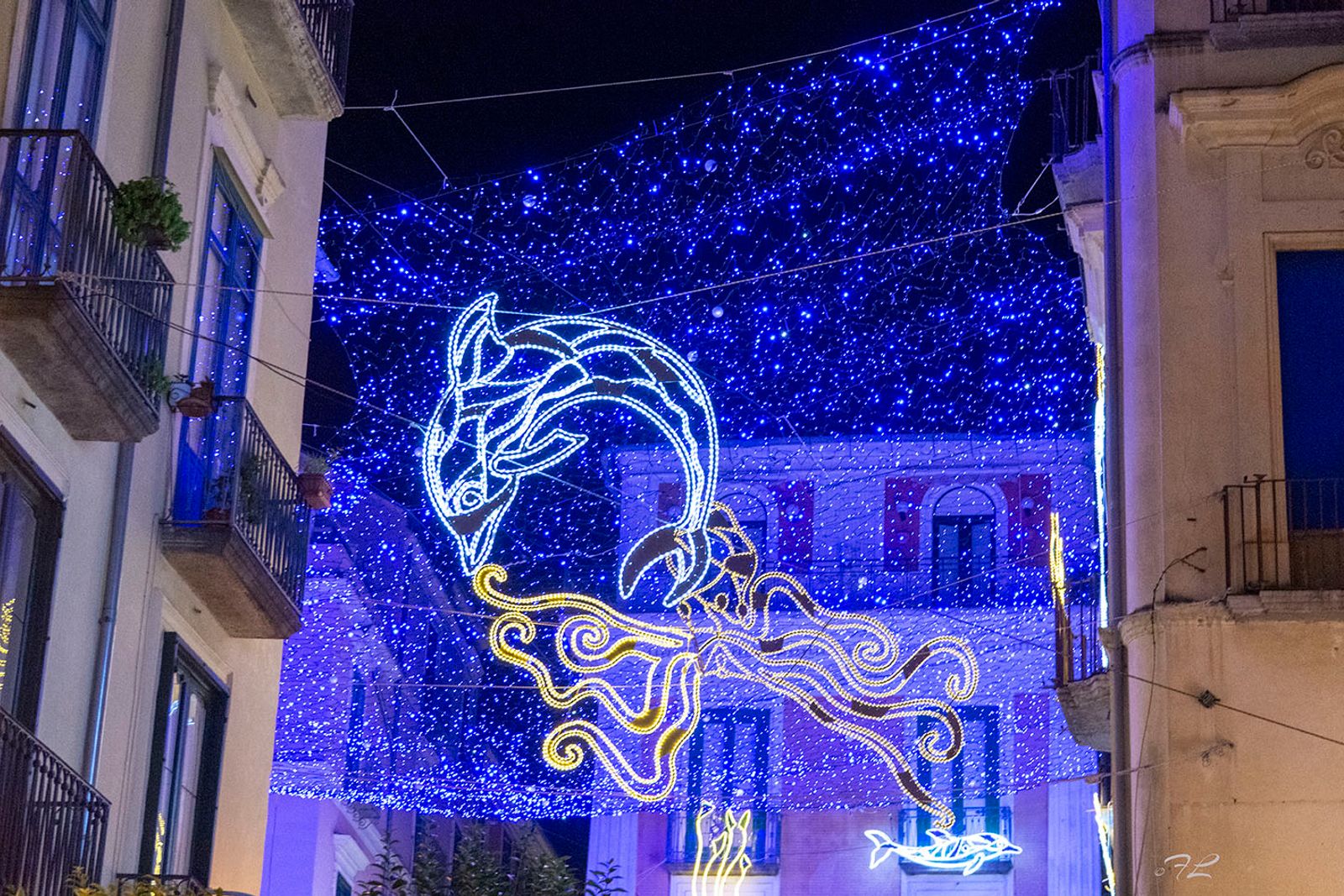 SALERNO IL PORTO E LE LUCI D'ARTISTA — fotografia 15 di Francesco Loliva