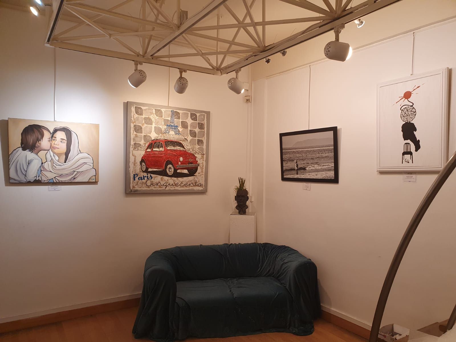 PREMIO PARIS ARTE EXPO '21 - Galleria Thuiller 8 maggio 2021 — fotografia 3 di Francesco Loliva