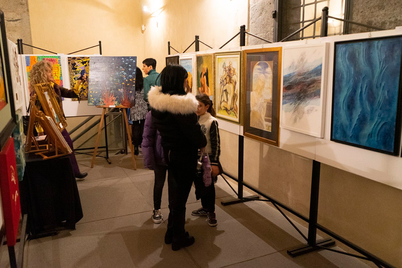REALTA' INTERIORI NELL'ARTE CONTEMPORANEA - Castel Nuovo di Napoli Dal 4 al 12 gennaio 2020 — fotografia 11 di Francesco Loliva
