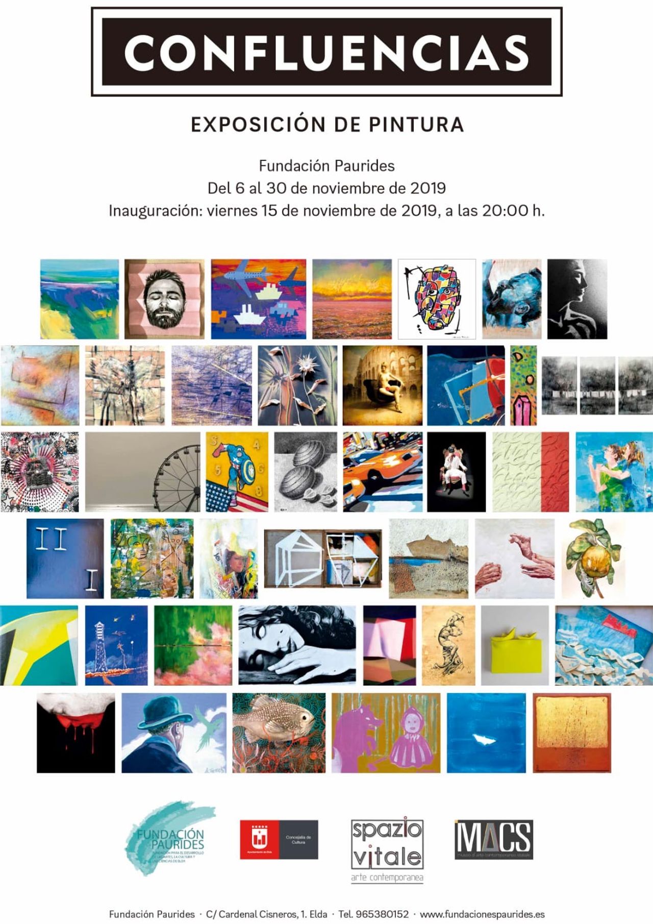 "CONFLUENCIAS " Elda Alicante 15 NOVEMBRE 2019