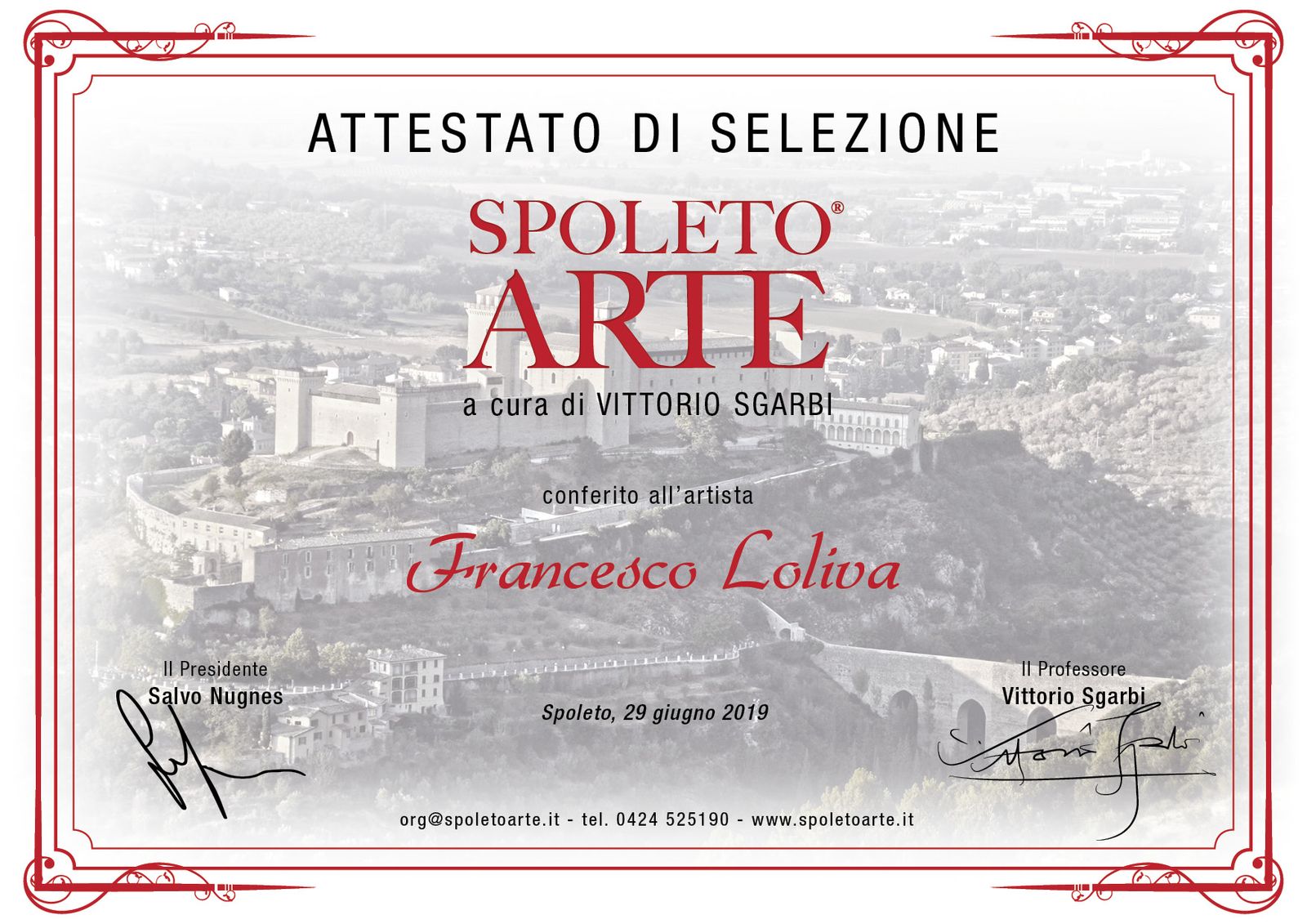 SPOLETO ARTE 29 giugno - 22 luglio 2019 — fotografia 8 di Francesco Loliva