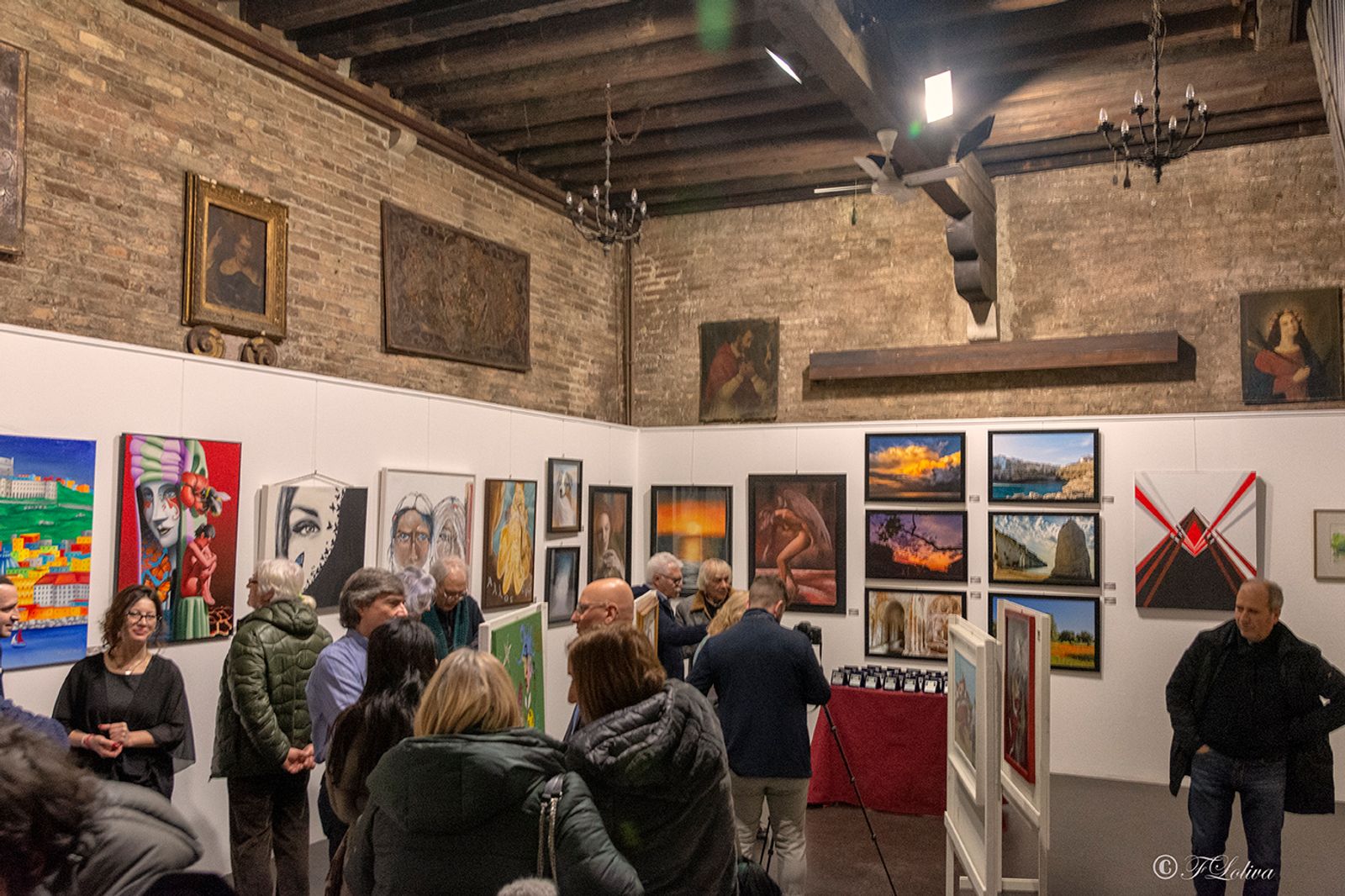 "PROTAGONISTI" Galleria San Vidal - VENEZIA 16 febbraio 2019 — fotografia 12 di Francesco Loliva