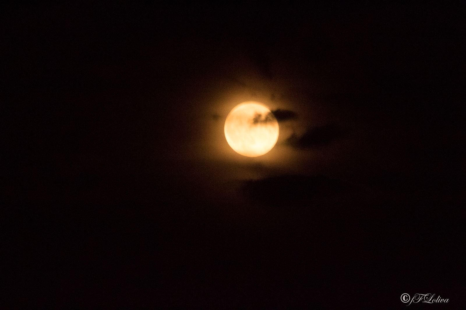 LA LUNA GIOCA CON LE NUVOLE — fotografia 5 di Francesco Loliva
