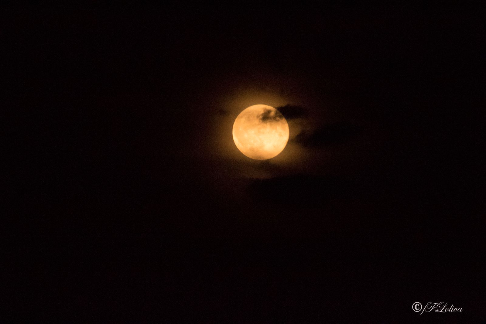 LA LUNA GIOCA CON LE NUVOLE — fotografia 4 di Francesco Loliva