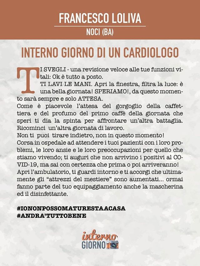 Interno giorno 20 MARZO 2020