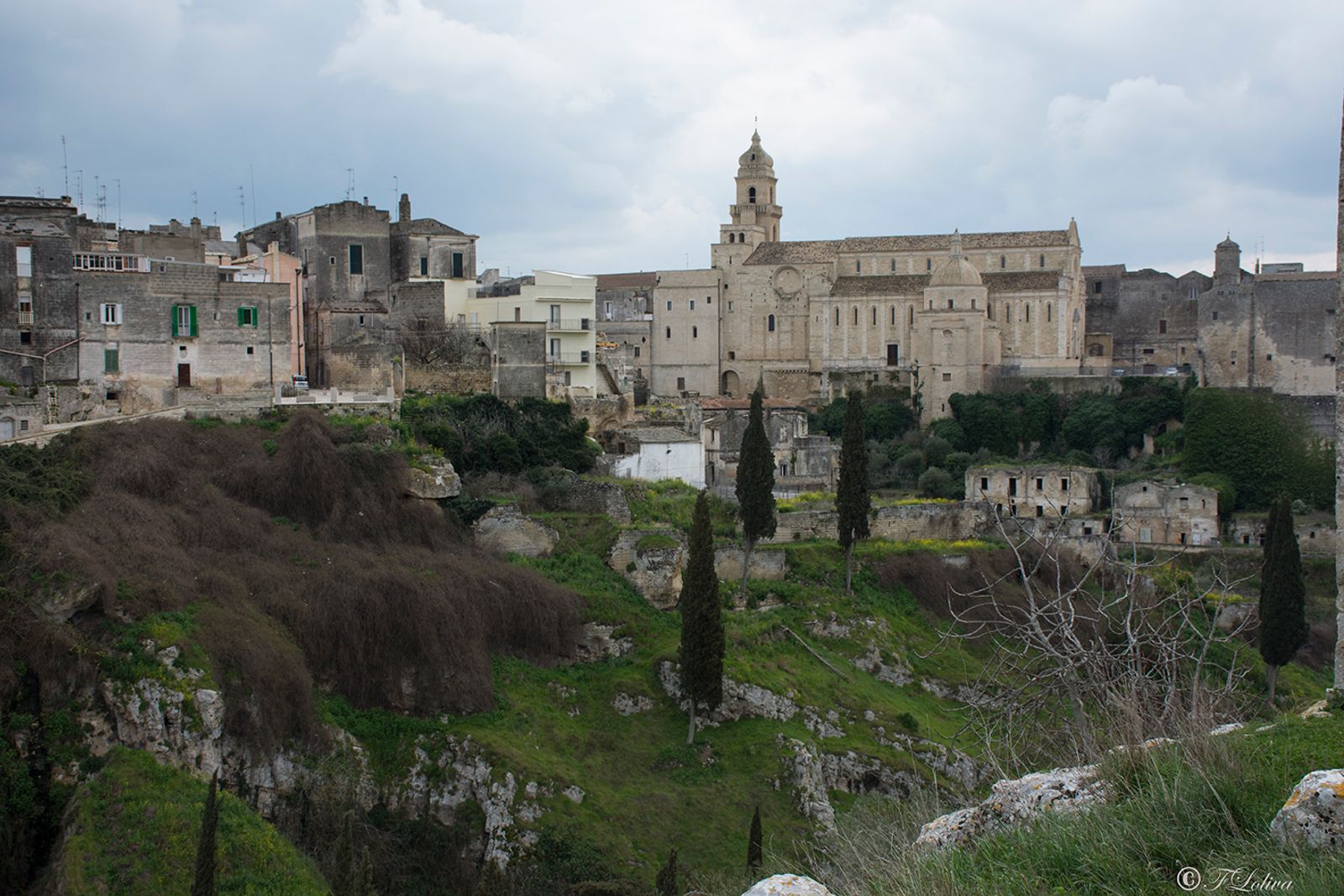Vista della cattedrale S. Maria Assunta di Gravina in Puglia.