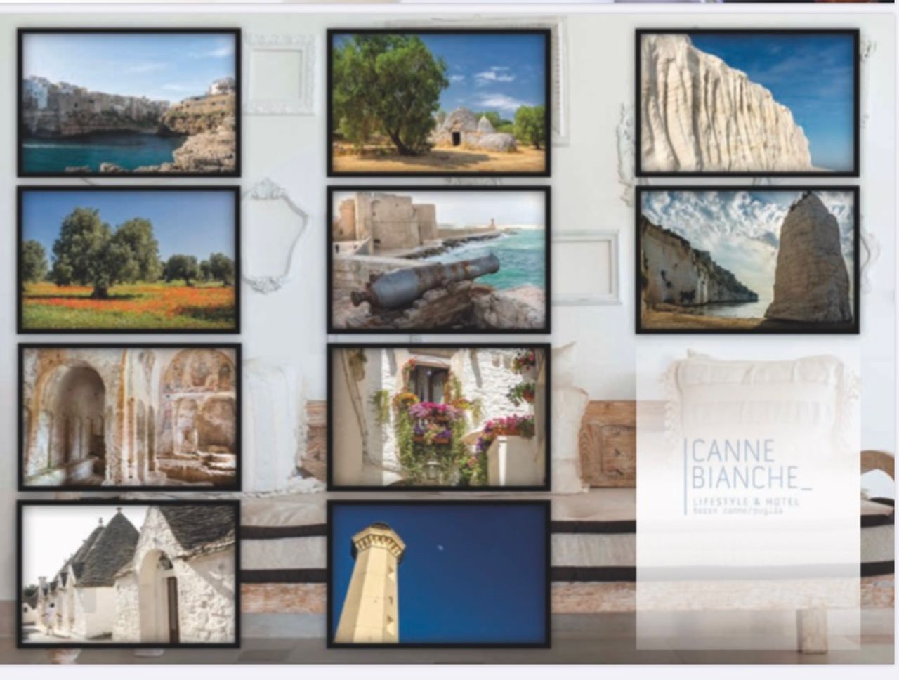 SCORCI DI PUGLIA - GRAND HOTEL " CANNE BIANCHE" Torrecanne di fasano