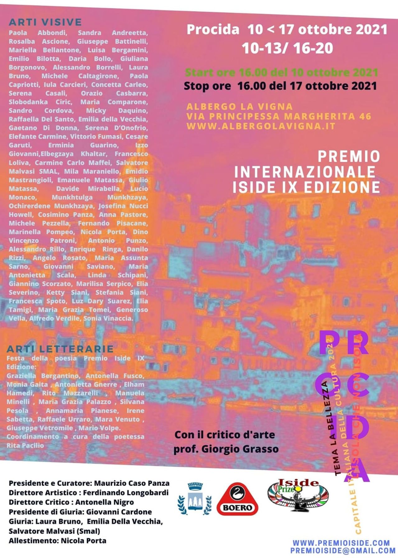 PREMIO INTERNAZIONALE ISIDE IX - 10 ottobre 2021