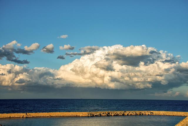 Nuvole al tramonto
