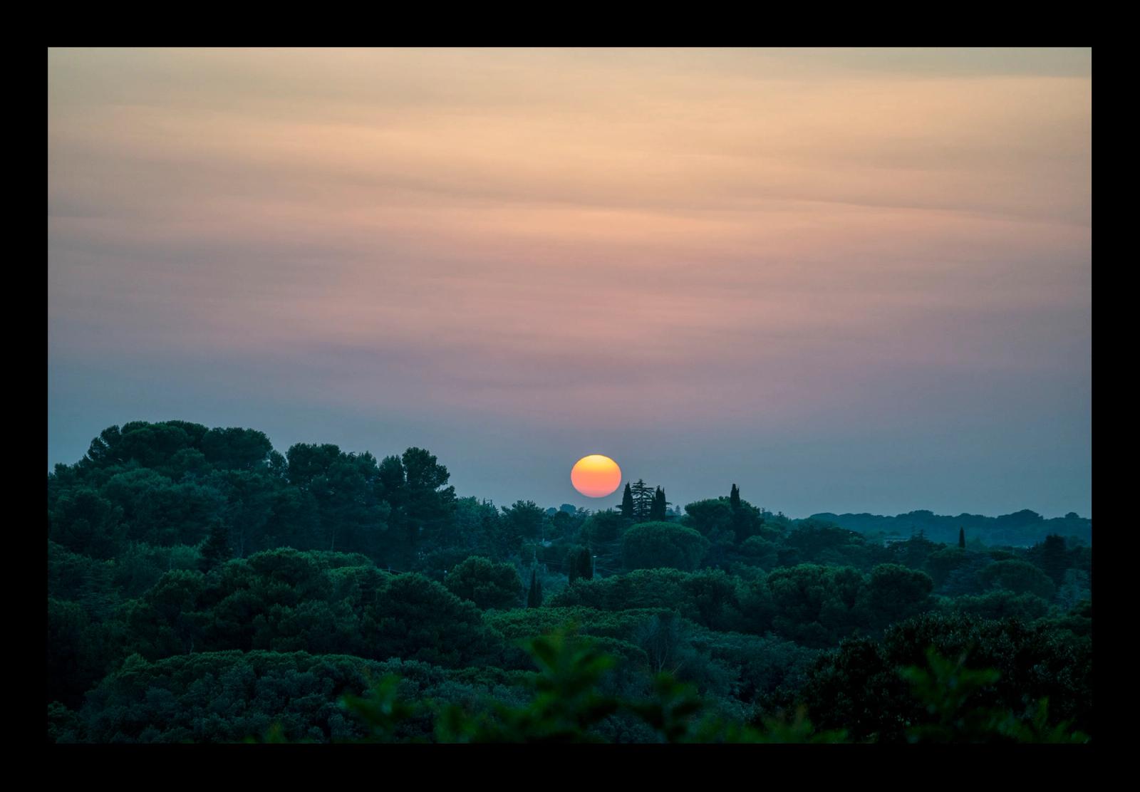 TRAMONTO IN COLLINA