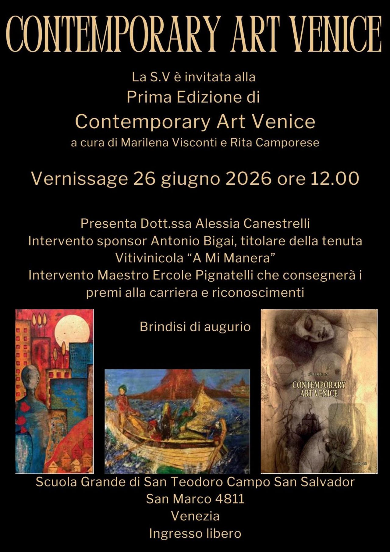 VENEZIA IN ARTE - 26/06/2026 VENEZIA