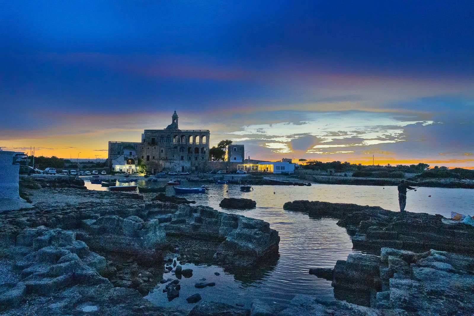 TRAMONTO c/o ABBAZIA SAN VITO- POLIGNANO A MARE — fotografia 3 di Francesco Loliva