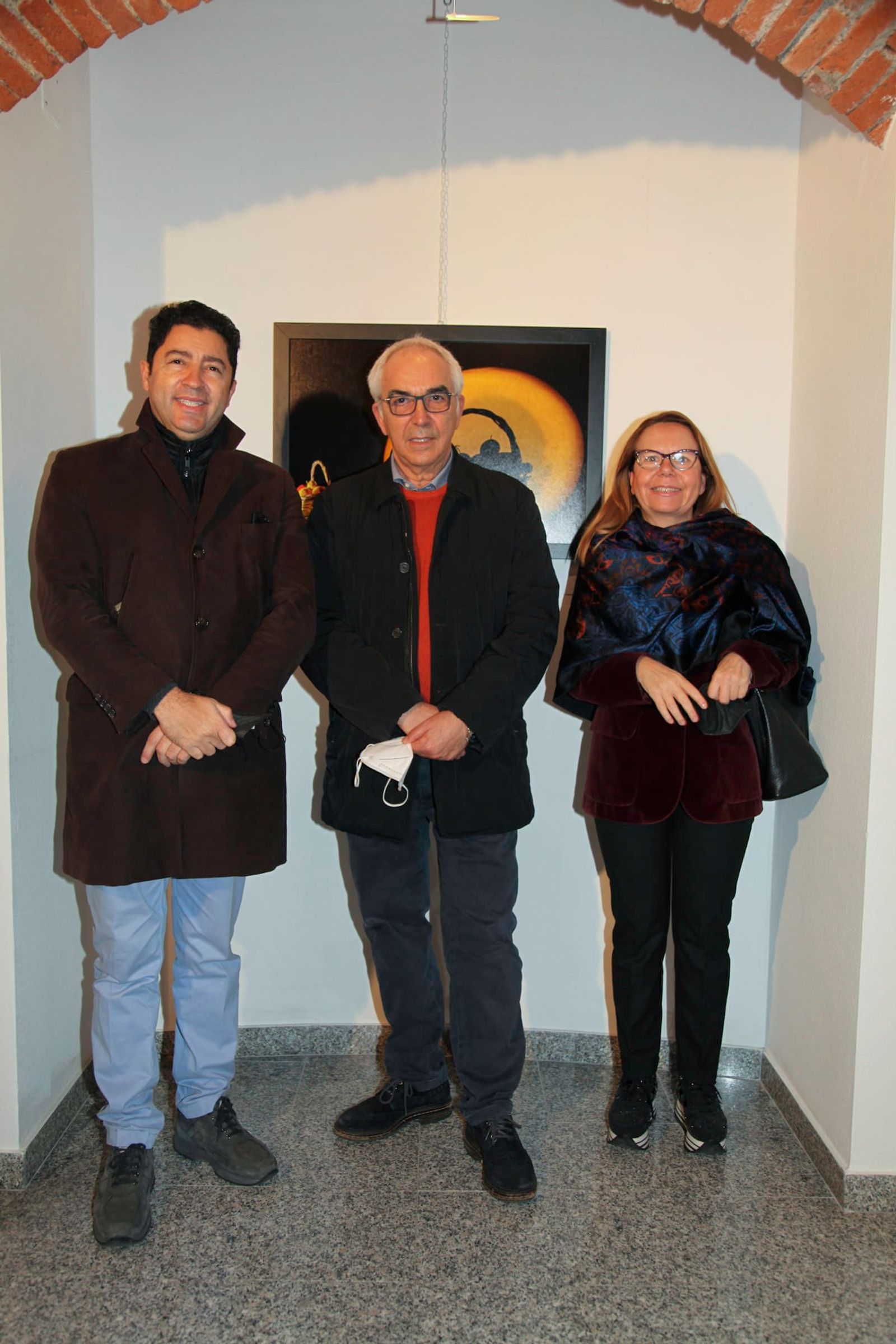 con SALVO NUGNES e FRANCESCA BELLOLA giornalista presso Viaggio nell'Arte e OK Arte