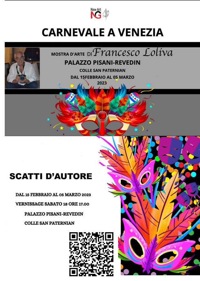 SCATTI D' AUTORE AL CARNEVALE DI VENEZIA -15/02-05/03/2023