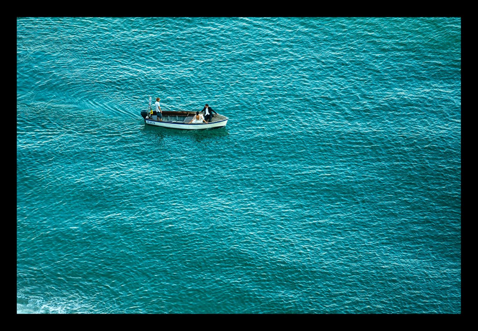SPOSI IN MARE Sposi in barca a Vietri sul mare