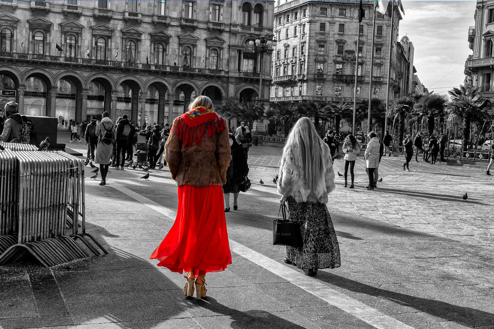 WOMAN IN RED