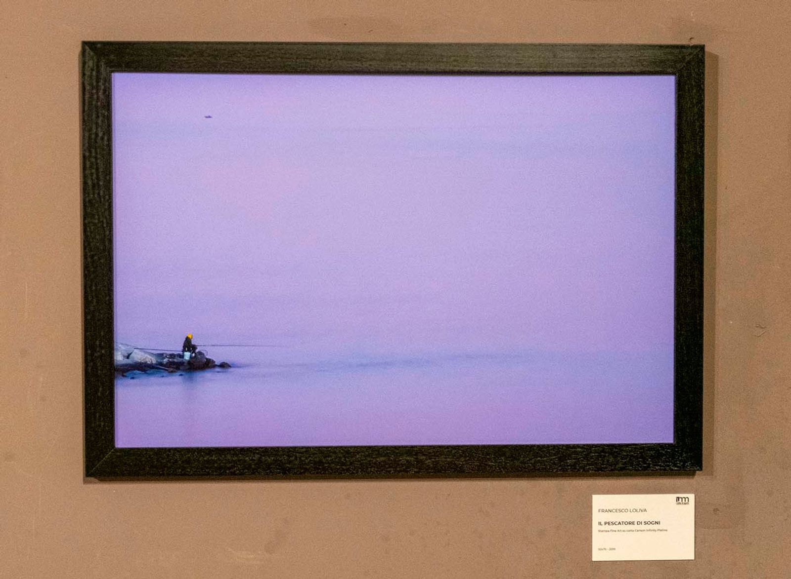 IL PESCATORE DI SOGNI La mia opera selezionata dal prof. Sgarbi per questa mostra.