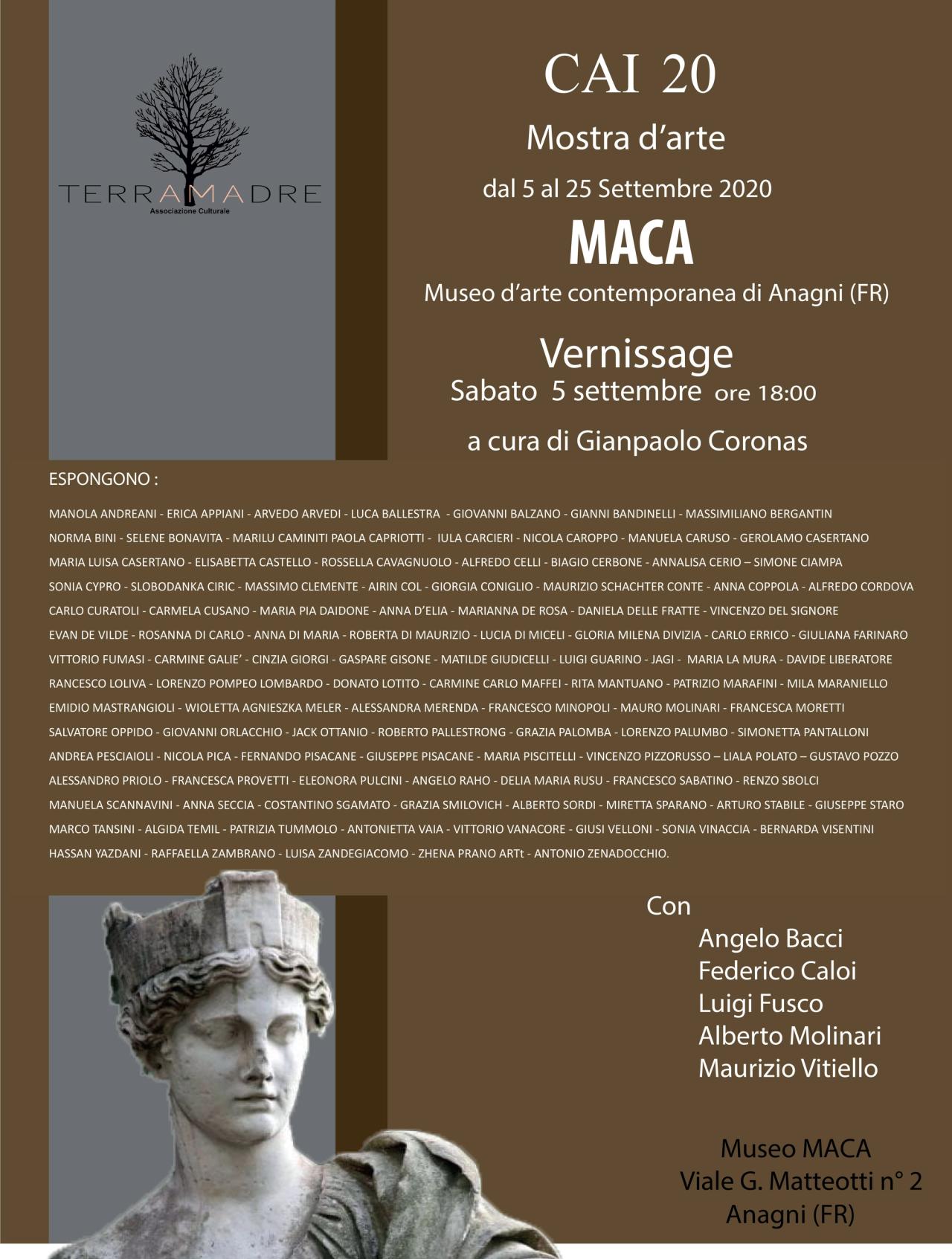 CAI 20- 5 SETTEMBRE 2020 ANAGNI