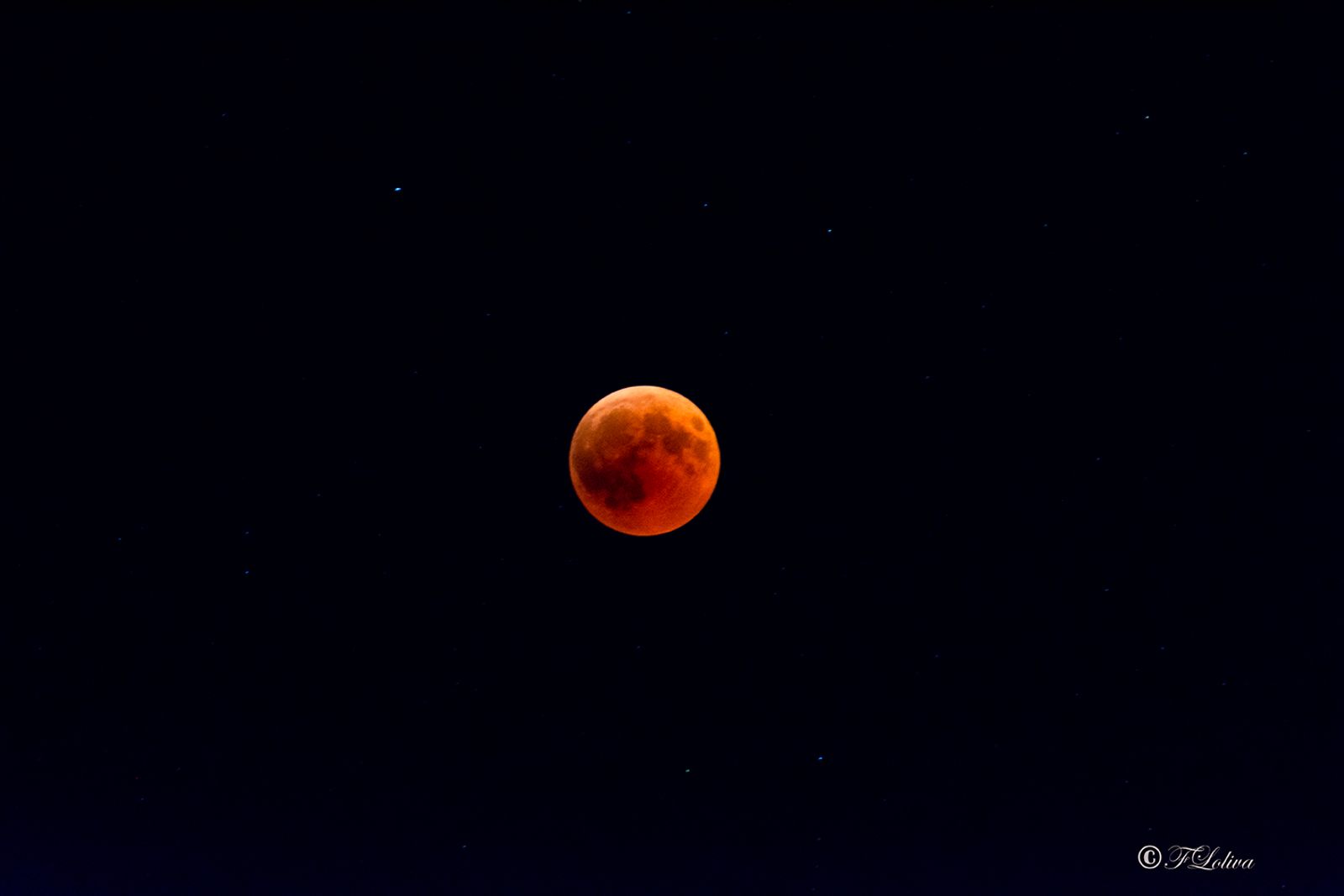 Eclissi totale di luna — fotografia 5 di Francesco Loliva