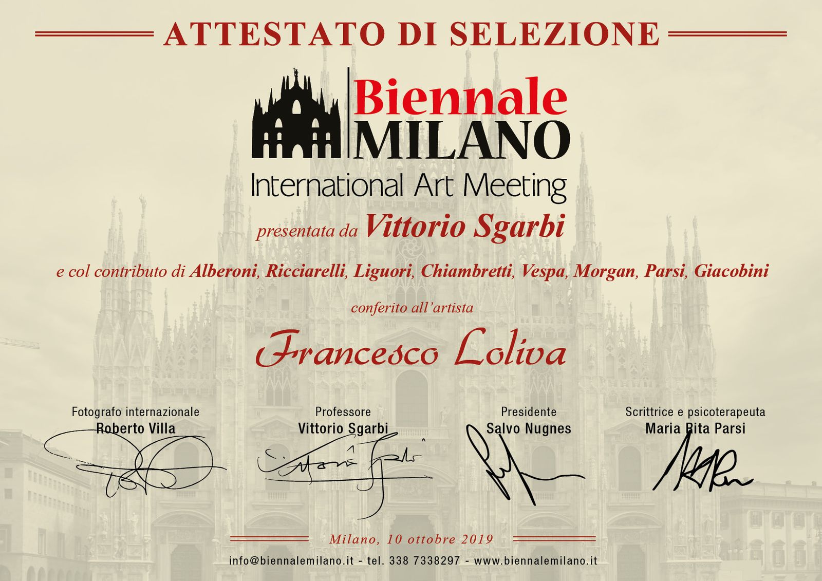 BIENNALE MILANO 2019 — fotografia 5 di Francesco Loliva