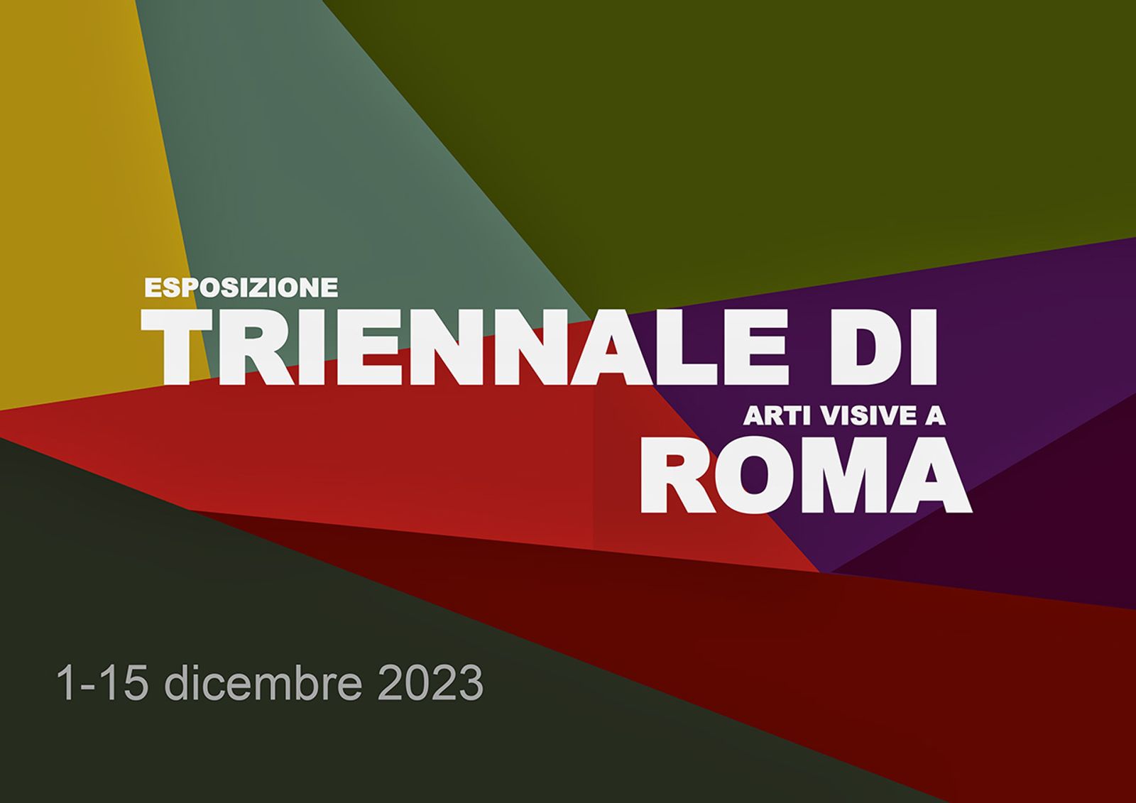 ESPOSIZIONE TRIENNALE ARTI VISIVE- ROMA 1 DICEMBRE 2023 — fotografia 1 di Francesco Loliva