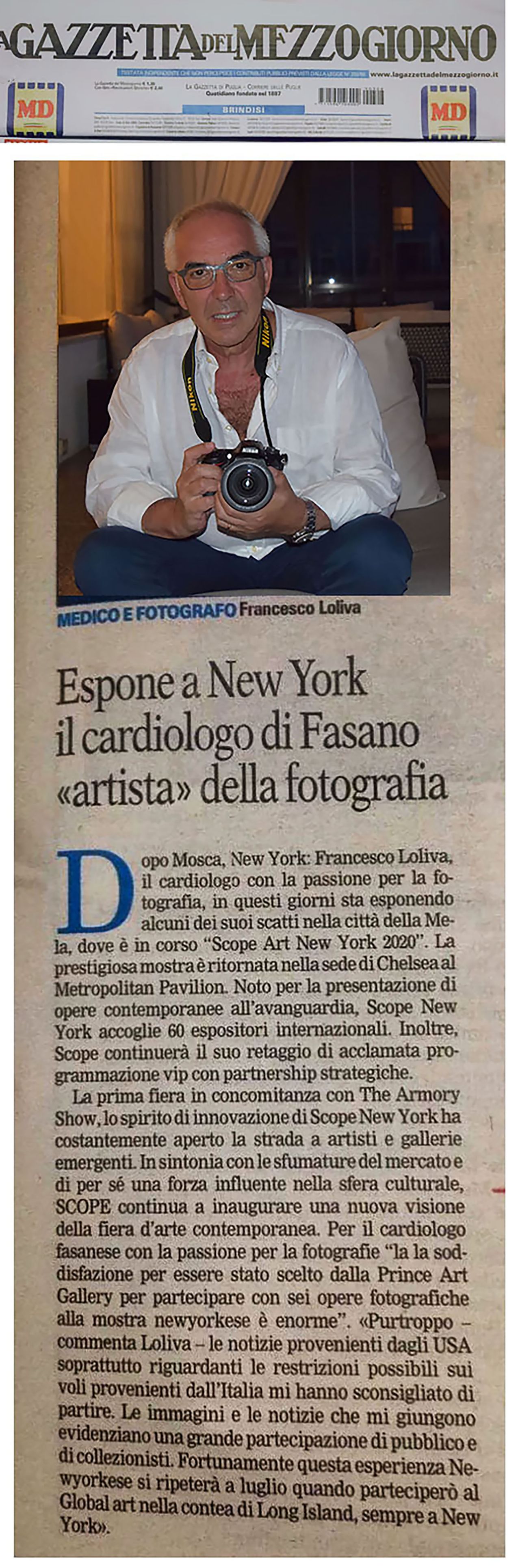 SCOPE ART NEW YORK 5-9 MARZO 2020
