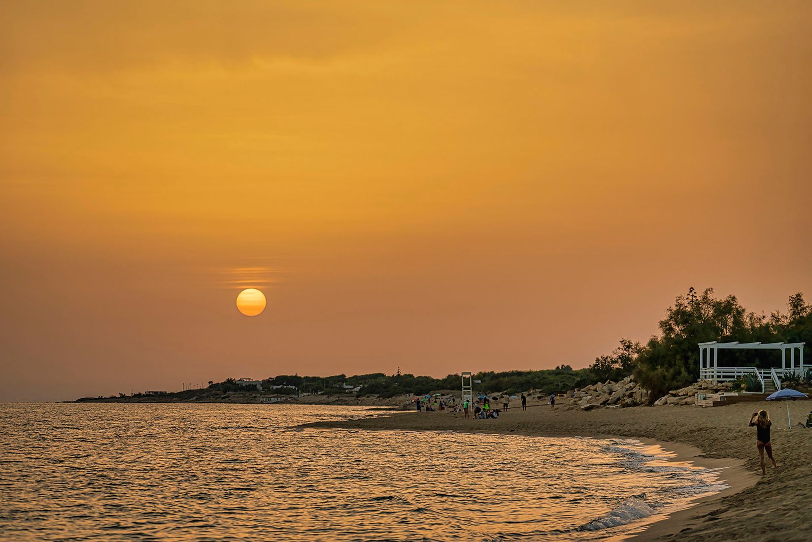 TRAMONTO SUL MAR IONIO