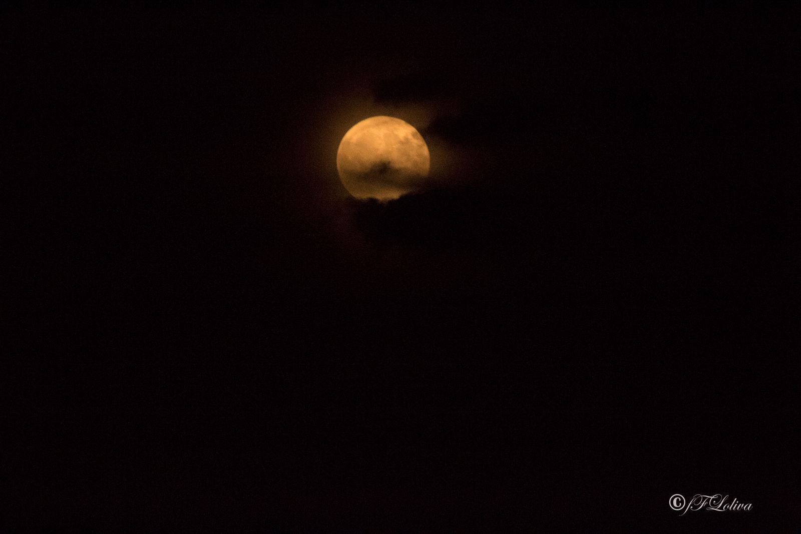 LA LUNA GIOCA CON LE NUVOLE — fotografia 3 di Francesco Loliva