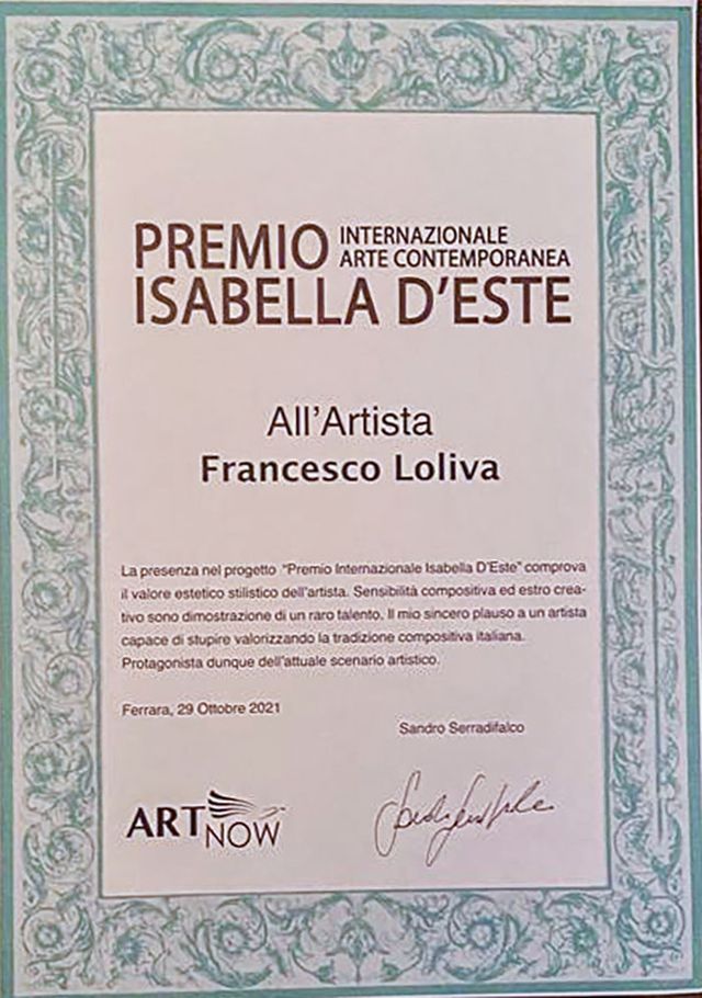 PREMIO ISABELLE D'ESTE - FERRARA 29/10/21