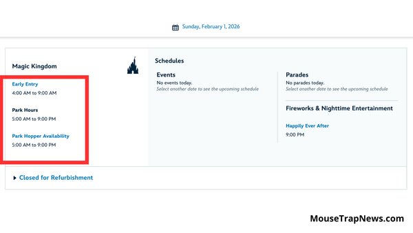 The Magic Kingdom Will Open at 5 AM in 2026